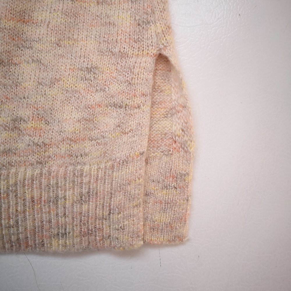 Cleo Ladies Size Small V-neck with Scarf Multi Colored Long Sweater / Tunic - Picture 9 of 12
